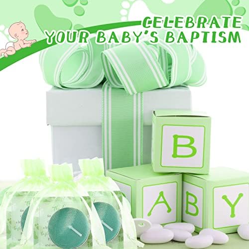 Geosar 50 Sets Baby Shower Party Favors,Green - Image 3