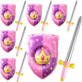 Poen 12 Pcs Inflatable Sword and Shield Medieval Knight Party,Princess by Poen