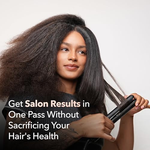SRILabs StyleQ Flat Iron - Red Light Therapy, Titanium Graphene Plates - Image 2