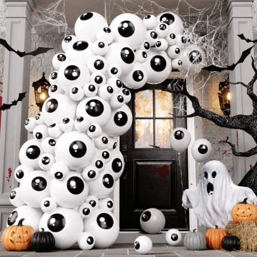 Halloween Eyeball Balloons, 60Pcs Eye Balls Latex Balloon for Party Decor - Image 6