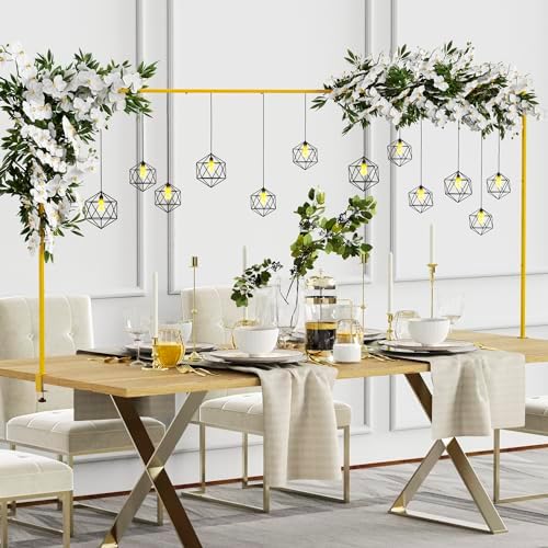 Fomcet Over The Table Rod Stand with Clamps Gold Adjustable Table Arch - Image 5