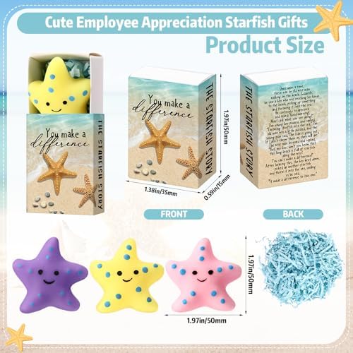12 Sets You Make a Difference Gifts Starfish Appreciation Party Favors - Image 2