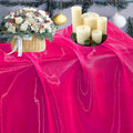 1 Yard Organza Fabric 44" Wide for Wedding Event Décor - Magenta by MDS