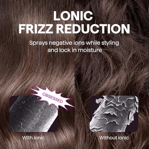 Wavytalk Thermal Brush, 1.5 Inch Ionic Thermal Round Brush Makes Hair Smoother Get Natural Curls (White) (Pack of 2) - Image 3