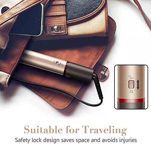 FURIDEN Professional Salon Quality Hair Straightener, Hair Straightener and Curler 2 in 1, Flat Iron Curling Iron in One, Fast Results | Long Lasting - Image 5