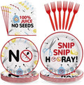 96Pcs Funny Vasectomy Party Decorations Serves 24 by Greencian