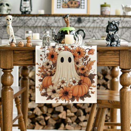Artoid Mode 210 GSM Halloween Table Runner Home Party Decor 13x90 Inch - Image 2