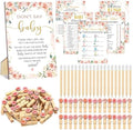 Patelai 321 Pcs Baby Shower Games Supplies, Floral by Patelai
