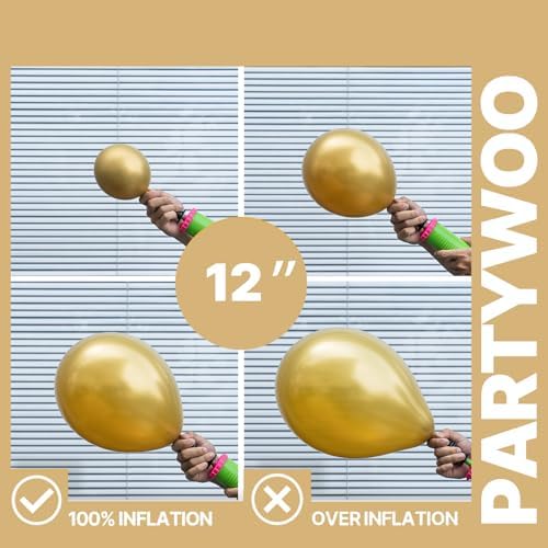 PartyWoo Metallic Balloons 66pcs 12 Inch Metallic Multicolor Balloons - Image 6