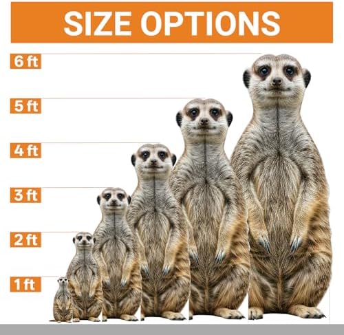 Meerkat1 6FT Life Size Cardboard Cutout, Animal Standup, 1 PC - Image 2
