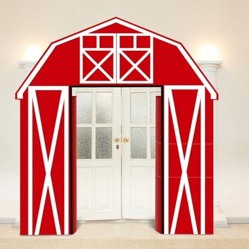 Bucherry 7 Pcs Farm Birthday Party Decor Farm Animal Backdrop - Image 6