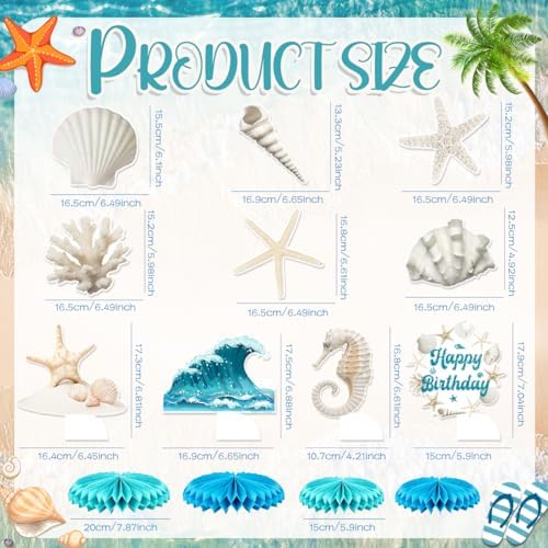 Beach Birthday Party Decorations, Ocean Themed Party Decorations - Image 3
