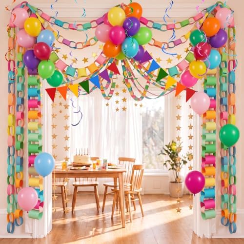TaoBary Fancy Princess Rainbow Birthday Party Ceiling Wedding Decor - Image 3