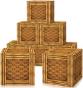 Fullhawl 6 Pcs 3D Tree Stump Boxes, Hawaii Fake Wood Centerpieces by Fullhawl