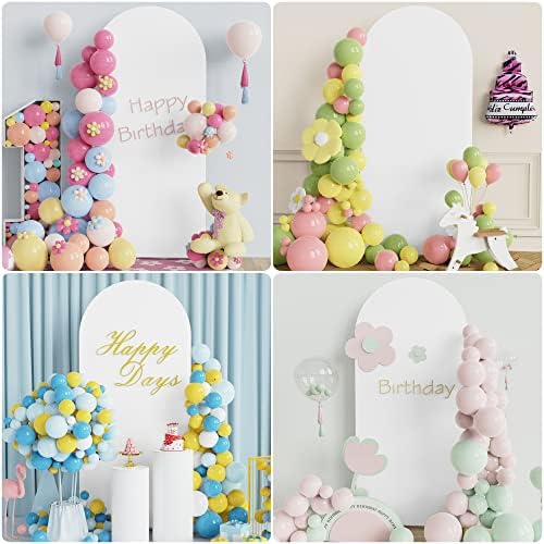 Wokceer 6FT Arch Backdrop Stand and Cover Set,Arch Stand with White Cover - Image 5