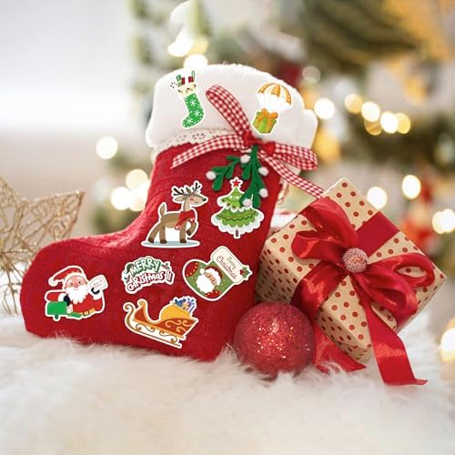 OHOME Stocking Stuffers | 320 PCS Christmas Stickers - Toddler Stocking Stuffers | Kids for Boys Girls Grandkids,Vinyl Xmas Games Crafts Activities Party Favors Supplies - Image 6