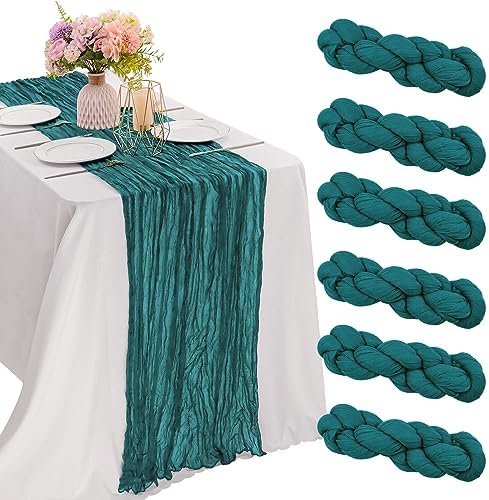 10FT Cheesecloth Table Runner Boho Party Home Decorations by JALANCY