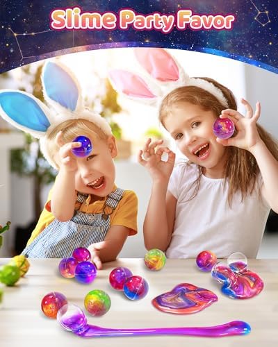 24 Pack Galaxy Slime Party Favors Classroom Prizes for Kids Teens 4-8, 8-12 - Image 2