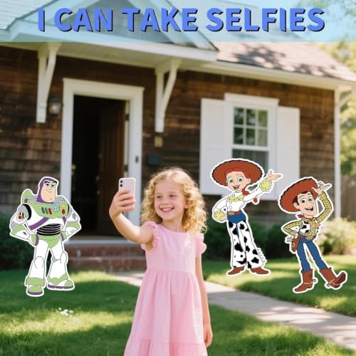 Toy Inspired Story Themed Happy Birthday Yard Signs,7PCS Party Set with Stakes, Outdoor Lawn Garden Decor for Birthday - Image 7