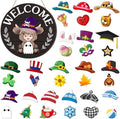 Vicenpal 35 Pcs Fall Interchangeable Highland Cow Welcome Sign, Ebony by Vicenpal