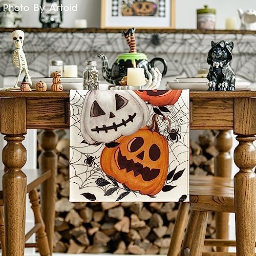 Artoid Mode 210 GSM Halloween Table Runner Home Party Decor 13x72 Inch - Image 2