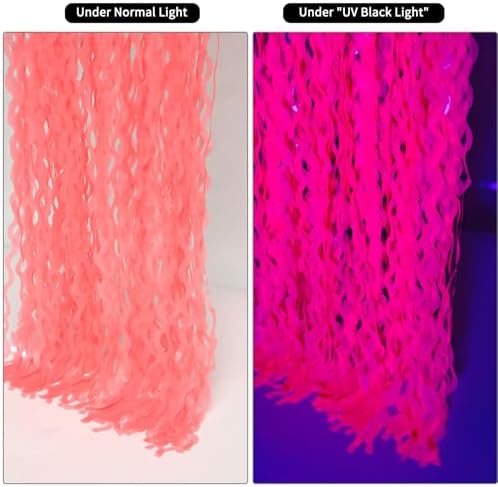 Wavy 4 Pack Watermelon Red Foil Curtain Backdrop - 3.3X.6.6ft Metallic Tinsel Foil Fringe Curtains Photo Booth Props for Birthday Wedding Engagement Holiday Celebration Party Decorations - Image 3