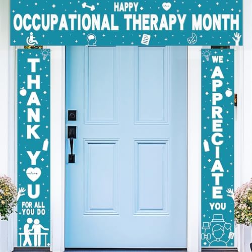 Smoothnovelty 3 Pcs Blue OT Month Banner by SmoothNovelty