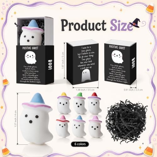 80 Sets Halloween Ghost Gifts Positive Halloween Party Favors - Image 2
