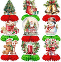 Christmas Party Centerpieces, Christmas Honeycomb Centerpieces for Table by Adeyoo