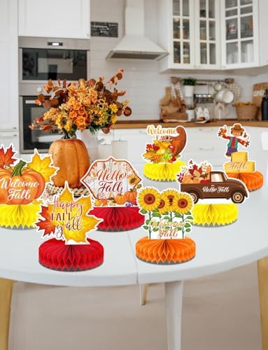 Fall Table Decorations, Thanksgiving Centerpieces for Dinner Table - Image 6
