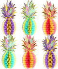KatchOn 6 Pcs Pineapple Decor Centerpiece 12 Inch | Luau party Decorations Hawaiian Party Decorations, Tropical Party Decorations, Summer Party Decorations, Pineapple Honeycomb Tissue Centerpieces by KatchOn