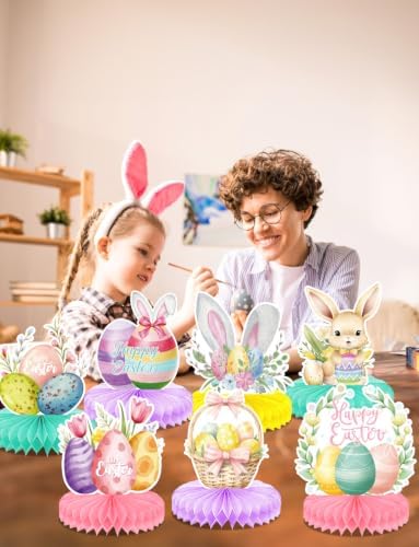Easter Centerpieces for Tables,Colorful Easter Table Decorations - Image 4