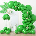 Voircoloria 130pcs Green Balloons Garland Arch Kit, 18 12 10 5 Inch by Voircoloria
