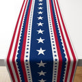 OHOME 4th of July Decorations - Patriotic USA Stars Table Runner for Home | Memorial Day Decorations - Fourth of July Accessories Decor Party Supplies Indoor Outdoor - 250 Anniversary USA Merchandise by OHOME