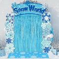 VitalCozy 7 Pcs Winter Party Decorations Snowflake Foil Fringe Curtains by VitalCozy