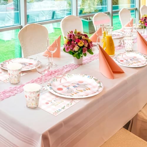 Havawish 175 Pcs One Silly Goose Birthday Decoration Party Tableware, Pink - Image 6