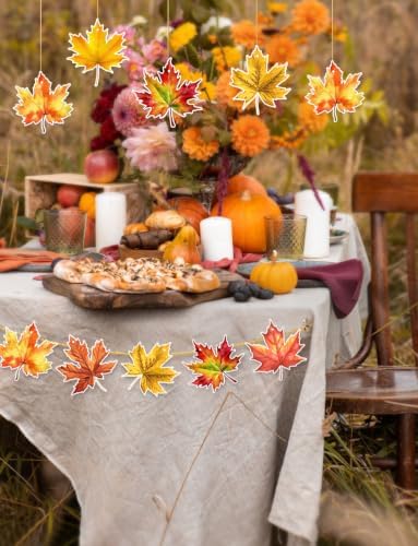 Fall Hanging Decorations, Maple Leaf Hanging Decor for Home - Image 5