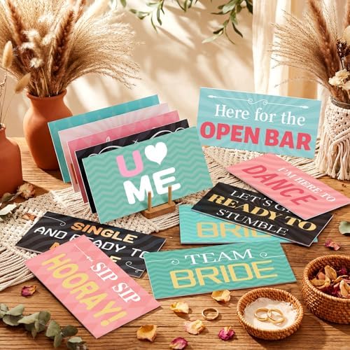 Beeveer 24 Designs Wedding Photo Booth Props, Double Sided PVC Signs - Image 2