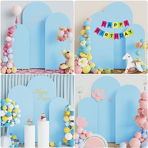 Wokceer Arch Backdrop Cover 6FT,5FT,4FT Dusty Blue Arch Covers Stretchy - Image 5