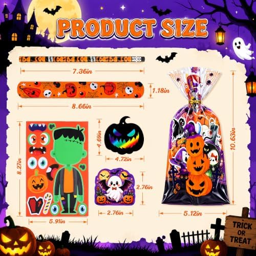 24 Pack Halloween Party Favors Classroom Gifts Set - Image 2