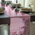 13 X 72 Inches Pink Disco Party Table Runner Glitter Mirror Events Decor by Snowkingdom