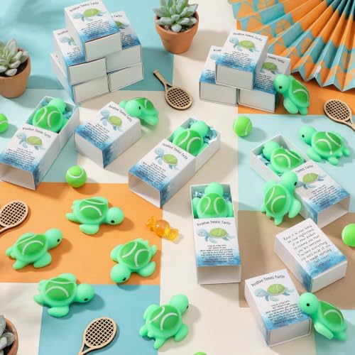 Wettarn 25 Sets Tennis Positive Gifts Sport Party Favors with Boxes - Image 4
