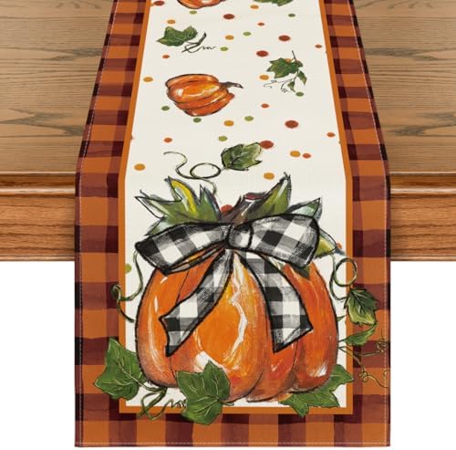 Artoid Mode 210 GSM Fall Table Runner Home Party Decor 13x72 Inch by ArtoidMode