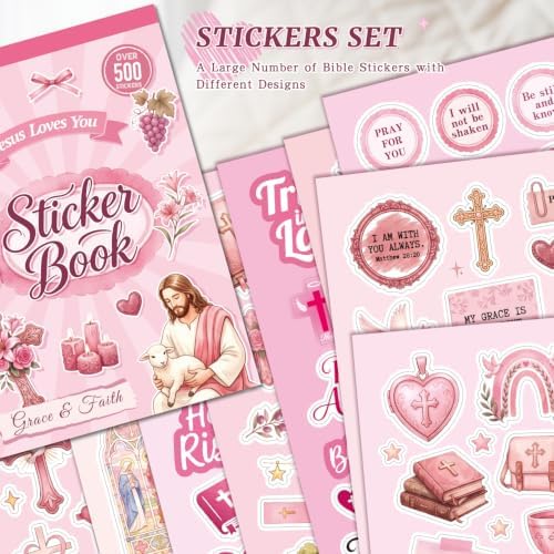 500+ Jesus Christian Stickers for Women, Bible Stickers for Journaling - Image 5