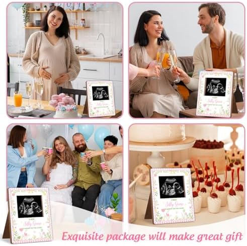 One Silly Goose Baby Shower Sign Picture Frame, Silly Goose Sonogram Picture Frame, New Mom Expecting Parents-to-Be Keepsake Gifts, Silly Geeses Baby Shower Gender Reveal Gifts, 4.5 * 5.3 IN Photo - Image 7