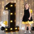 Pooqla 3FT Marquee Light Up Numbers 1 for 1st Birthday Decorations by Pooqla