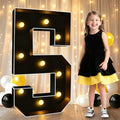 Pooqla 3FT Marquee Light Up Numbers 5 for 5th 50th Birthday Decorations by Pooqla