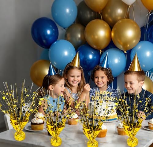 FUBININA Birthday Table Centerpiece Party Decoration Foil Spray Centerpiece - Image 2