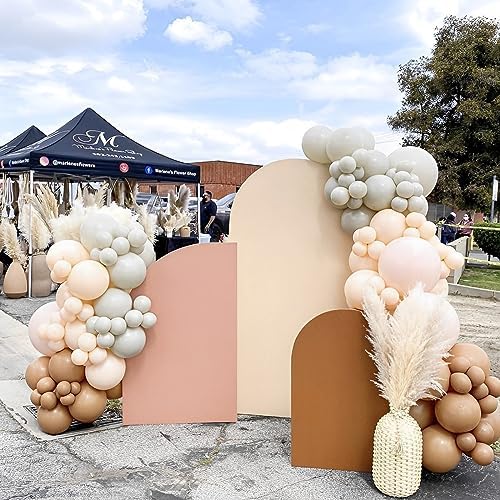 Voircoloria 110pcs Blush Nude Latex Party Balloons, 12inch - Image 4