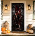 Halloween Monster Door Banner 35.4 x 78.7 Inch Polyester Door Cover, Creepy Creature Entrance Decoration for Front Door Porch Entryway Haunted House Seasonal Home Decor by Unknown